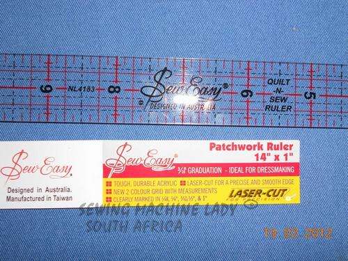 PATCHWORK RULER 14'' X 1''