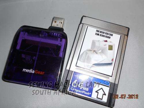 EMBROIDERY MACHINES USING ATA CARDS (USB READER + CARD) Windows 7 Compatible
