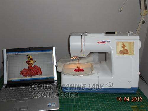 DECO 330 embroidery machine + artlink 6 + card