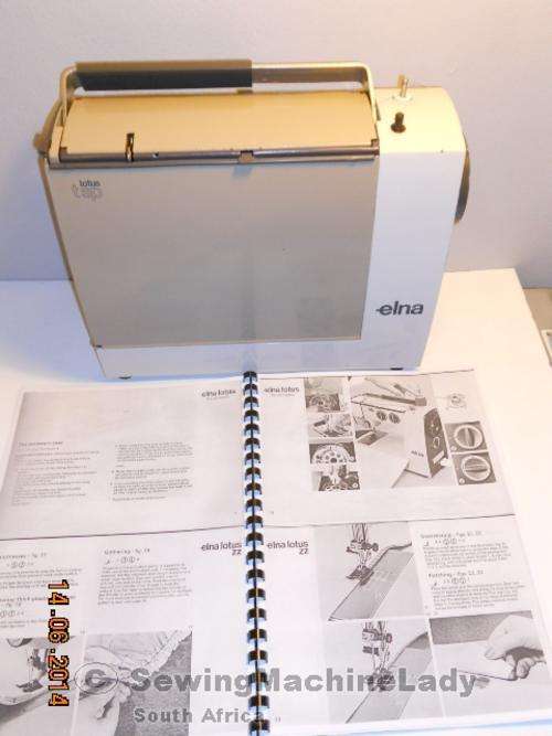 ELNA LOTUS (TOP SPECIAL)  SWISS PORTABLE SEWING MACHINE