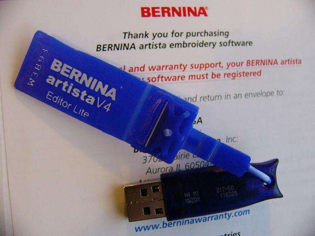 BERNINA ARTISTA SOFTWARE EDITOR LITE V4