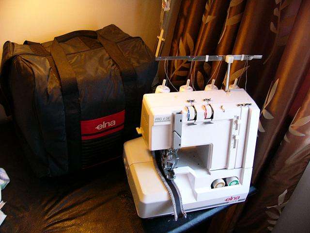 ELNA PRO 4DE OVERLOCKER (S/N  NR 0217715-33) +++ free bag!