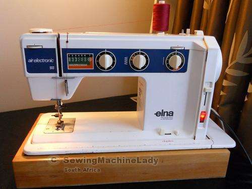 ELNA SU AIR ELECTRONIC SWISS MADE SEWING MACHINE
