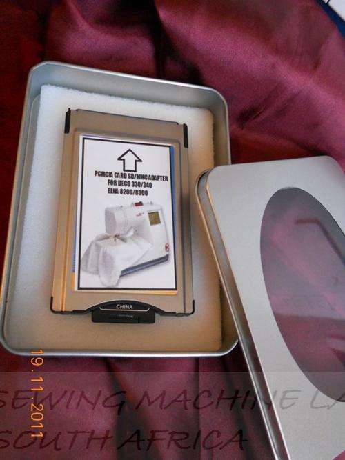 DECO330 ELNA CE10/8200 PCMCIA ATA SD CARD in Metal Box FOR WINDOWS 7