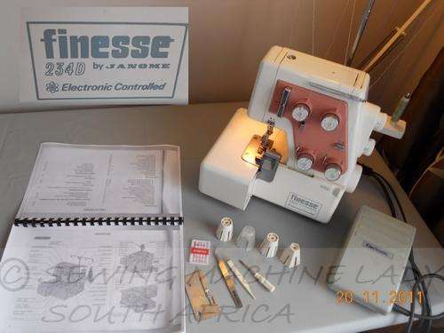 usermanual JANOME FINESSE 234D OVERLOCKER