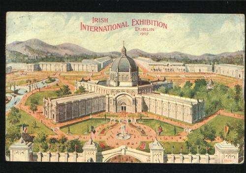 David Allen & Sons Postcard- Irish International Exhibition. Circa 1907 . As scan.