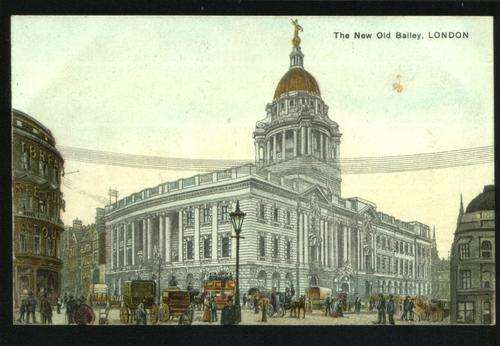 Postcard - The New Old Bailey, London.  Circa 1910  As scan.