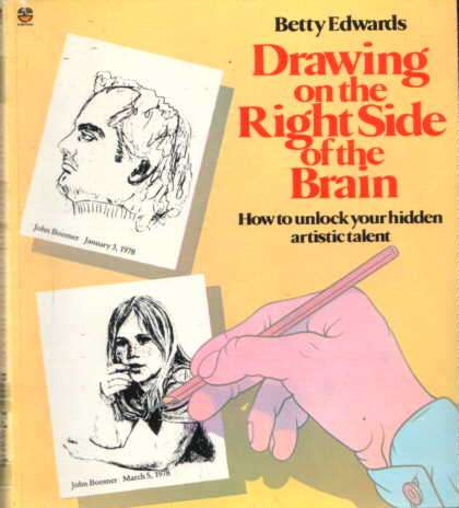 Betty Edwards "Drawing on the Right Side of the Brian" . How to unlock your hidden artistic talent.