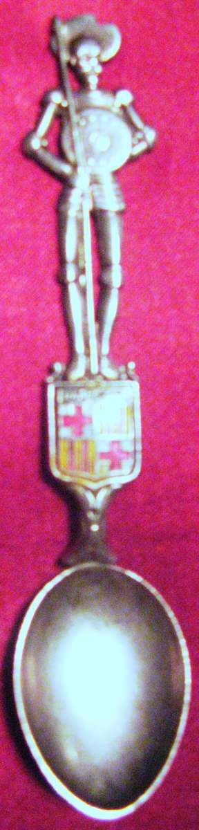 ANTIQUE COLLECTORS TEA SPOON (BARCELONA)