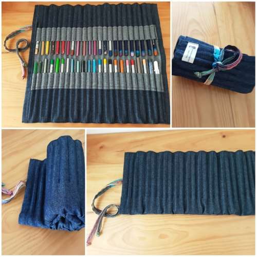 Artists Pencil Roll,46slot (Pencils NOT INCLUDED)