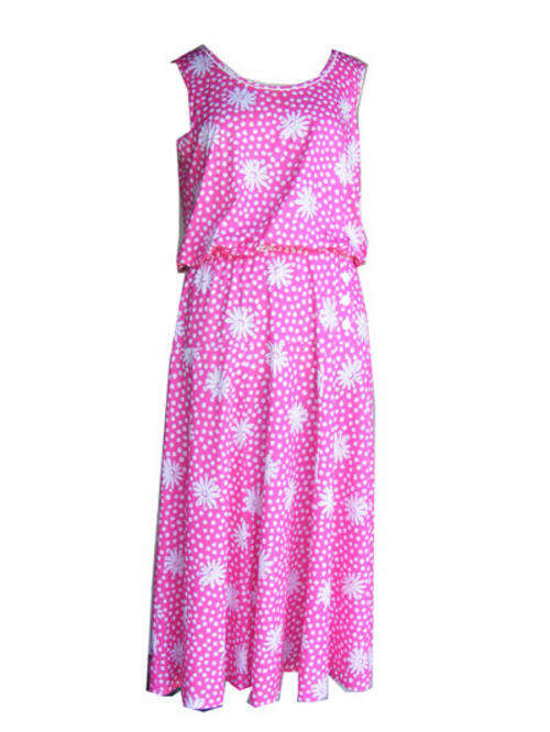 Vintage Pink Polkas Dress