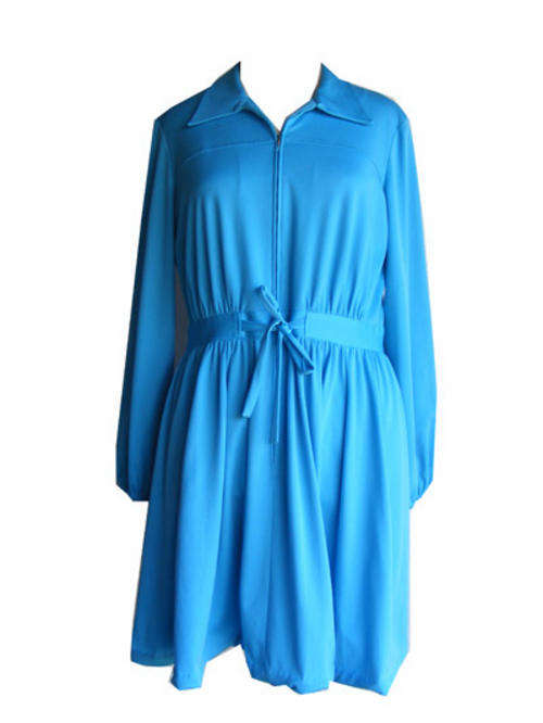 Vintage Blue Baby Doll Dress