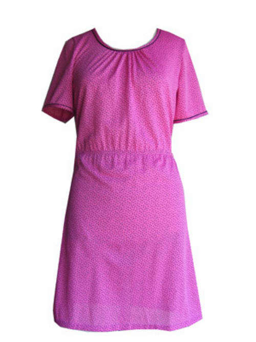 Vintage Pink with Black Triangles