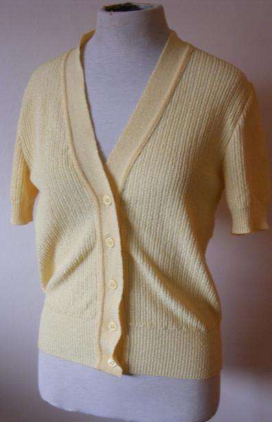 Yellow Vintage Cardigan