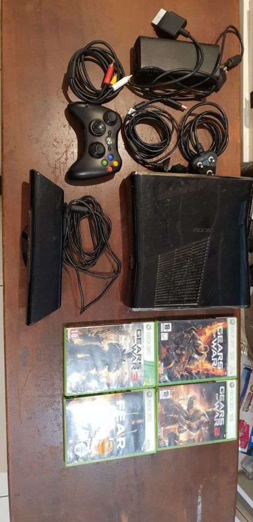 Xbox 360 with a kinect