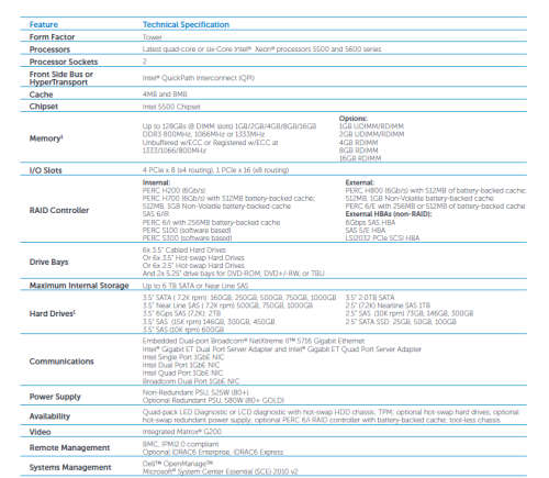 Dell PowerEdge T410 Enteprise Server