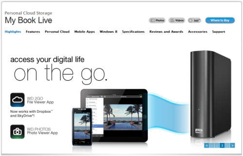 *Western Digital My Book Live 2TB Personal Cloud Storage NAS DRIVE 1Gbps*LIVE STREAM FROM ANYWERE*