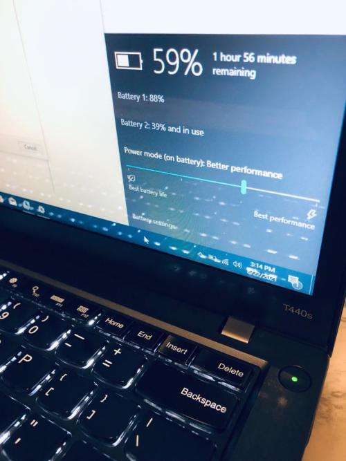 *LENOVO THINKPAD T440s ULTRABOOK 4TH GEN i5vPro | 4GB RAM | 500GB HDD| BACKLIT KB*DUAL BATTERY *