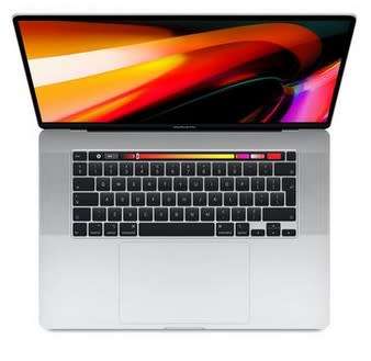 16-inch MacBook Pro W/T TB: 2.3GHz 8-core 9th-gen i9 processor, 1TB - Silver