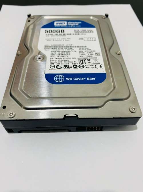 **100% Health**WD Blue 500GB Desktop Hard Disk Drive - 7200 RPM SATA 6 Gb/s 16MB Cache 3.5 Inch
