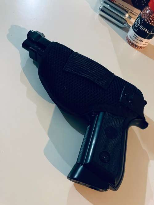 KWC PT92 Full Metal Semi and Full Auto 4.5MM CO2 Blowback Gas Gun Set