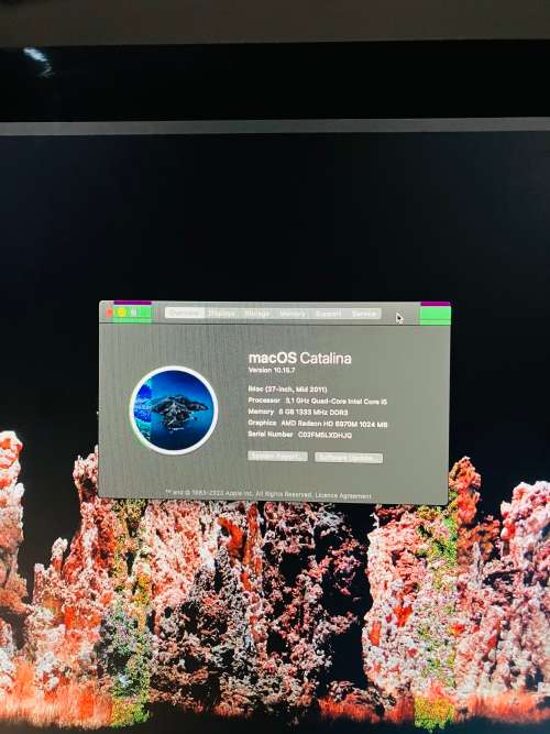 Apple iMac 27-Inch `Core i5` 3.1 Quad  (Mid-2011) 8GB RAM, 1TB HDD 1080p **PLEASE READ***