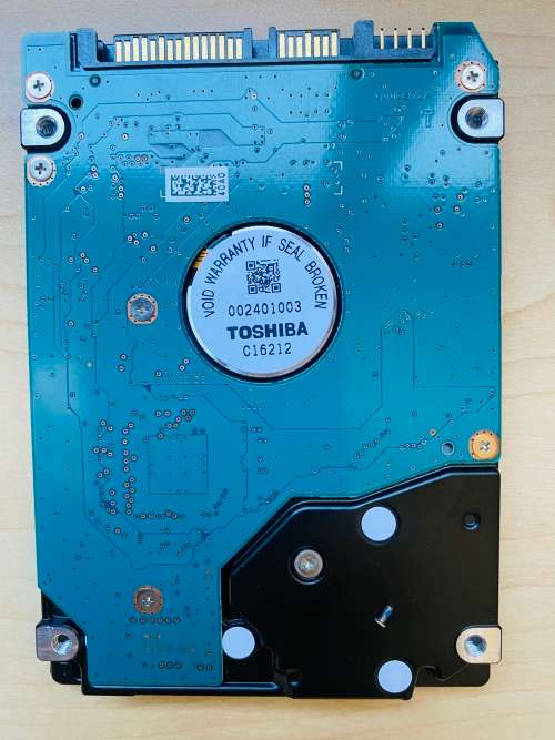 TOSHIBA 1TB/1000GB 5400RPM SATA 7MM 2.5 HARD DRIVE 128MB, 6 GBIT/S. 100% HEALTH
