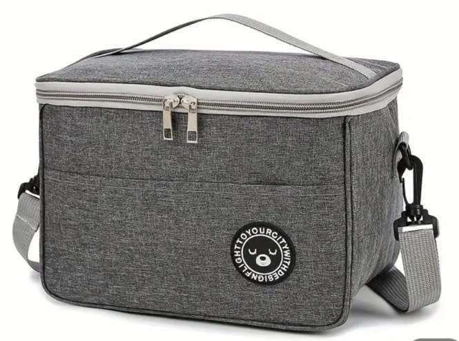 Portable Insulated Lunch / Cosmetics Bag