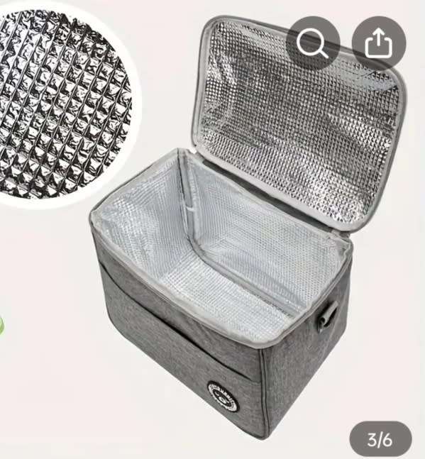 Portable Insulated Lunch / Cosmetics Bag