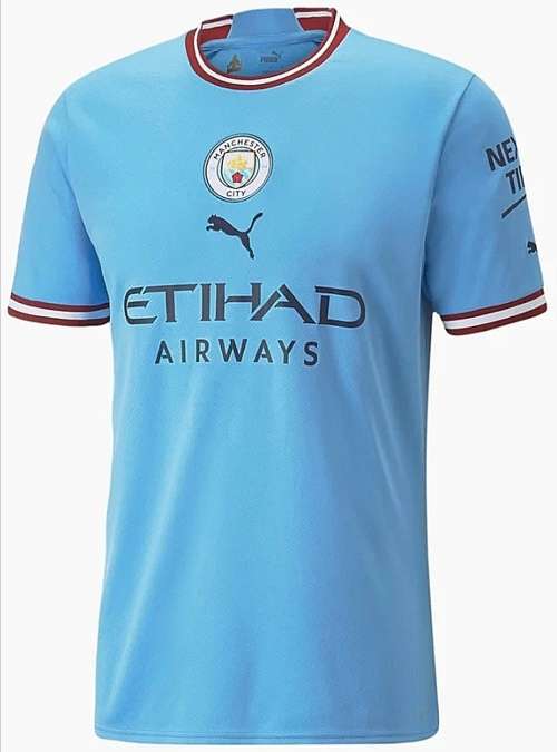 Manchester CityFC New 2023 Home Kit