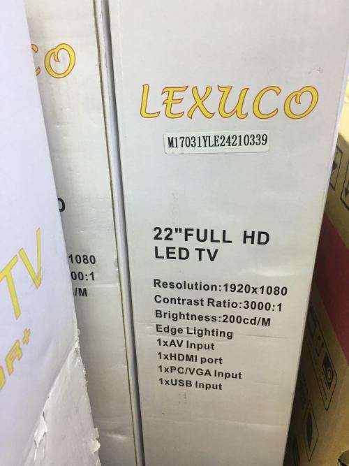 Brand new Lexuco 22'' LED Flat Screen TV