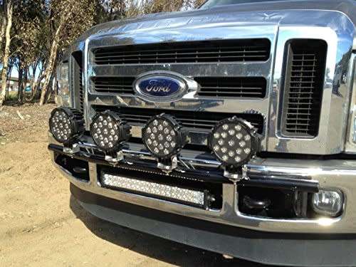 Brand new 51w Spotlight 7'' Black and Red