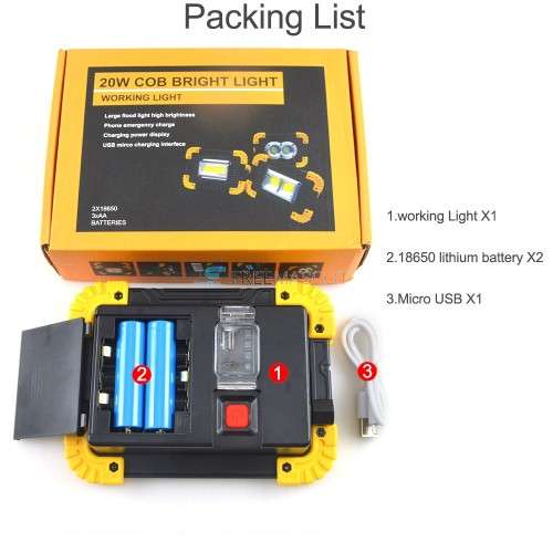 Bulk from 6//Brand new 20W COB Bright Work Light