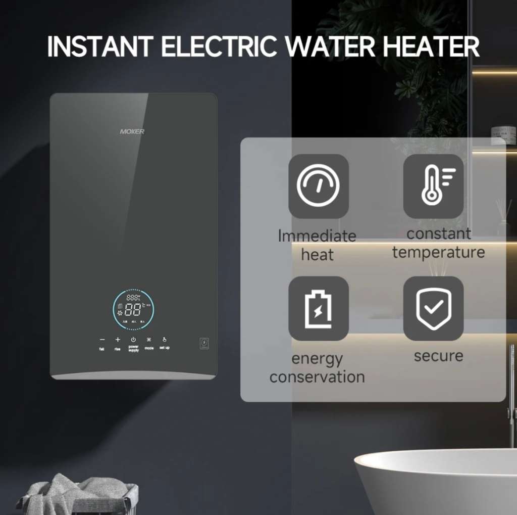 8800W Bathroom Instant Hot Water Geyser