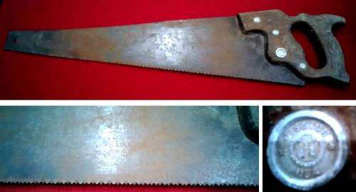 VINTAGE DISSTON USE SKEWBACK SAW - 60cm BLADE- PLEASE READ DESC