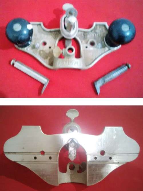 A VINTAGE  STANLEY No 71 ROUTER PLANE WITH 3 CUTTERS AS per pictures||  Read desc & view pictures