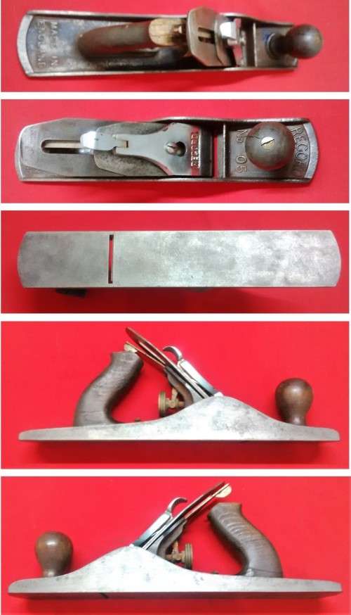 VINTAGE RECORD No05 PLANE - Handle & knob need attention- Please read desc & see Pics