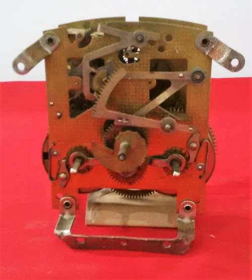 WORKING VINTAGE SMITHS ENFIELD CLOCK MOVEMENT & A ENFIELD CLOCK CASE  -   Read Desc & See Pictures