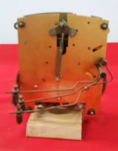 WORKING VINTAGE SMITHS ENFIELD CLOCK MOVEMENT & A ENFIELD CLOCK CASE  -   Read Desc & See Pictures