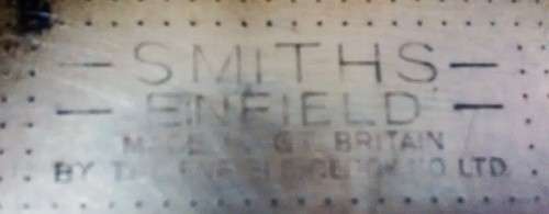 WORKING VINTAGE SMITHS ENFIELD CLOCK MOVEMENT & A ENFIELD CLOCK CASE  -   Read Desc & See Pictures