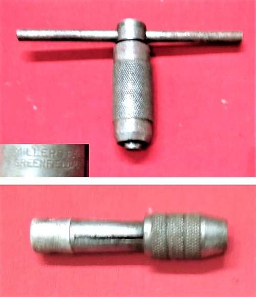 A MILLERS FALLS & A ECLIPSE T HANDLE TAP BIT WRENCH - PICTURES ARE PART OF THE DESCRIPTION