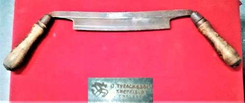 TYZACK & SON CARPENTERS DRAW KNIFE -  PICTURES ARE PART OF THE DESCRIPTION