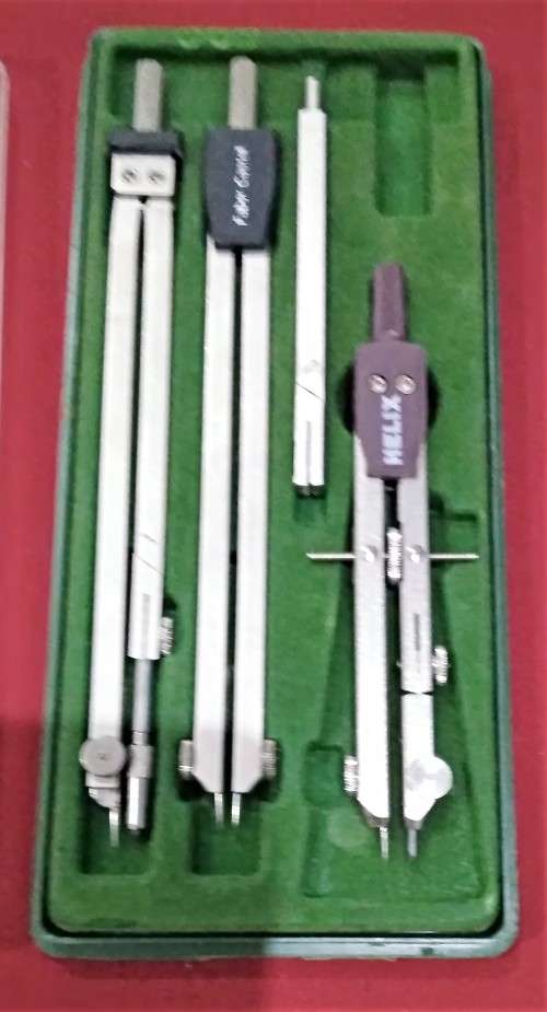 DRAUGHTING / DRAWING SET - FABER CASTEL WITH 1 HELIX -  PICTURES ARE PART OF THE DESCRIPTION