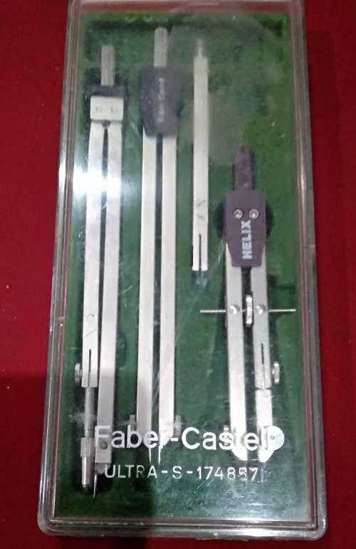 DRAUGHTING / DRAWING SET - FABER CASTEL WITH 1 HELIX -  PICTURES ARE PART OF THE DESCRIPTION
