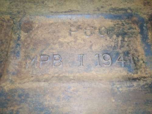 WWII BRITISH ARMY METAL AMMO BOX DATED 1941 P60 MPB   See PICs & DESC