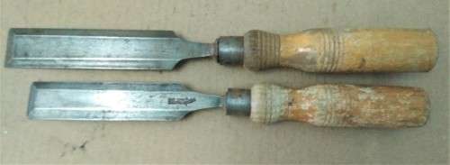 2 Vintage Robt Sorby Chisels -  PLEASE C Pics & Desc