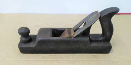 VINTAGE WOODEN PLANE - NOTE CHECK "LEVEL CAP & HANDLE" - C Pics N Description