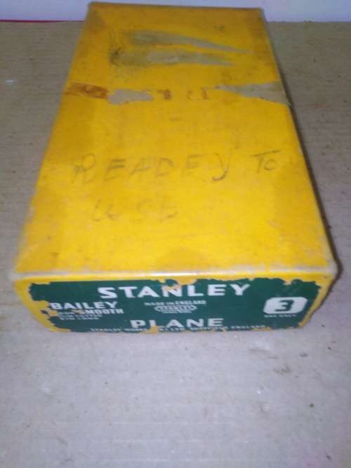 STANLEY No3 HAND PLANE - LIKE NEW WITH BOX (NOS?)  - Please C Pics N Description