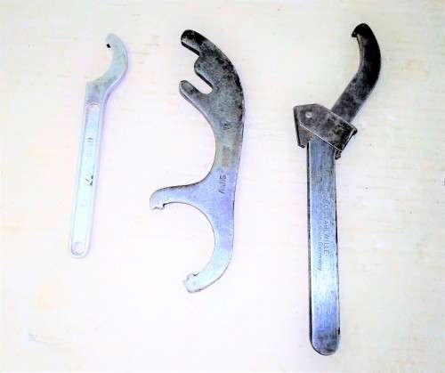 STAHLWILLE 12910 ADJ HOOK SPANNER  AJS TAPPET TUBE EXTRACTOR  USAG 282 HOOK SPANNER - Please c des