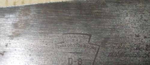 VINTAGE DISSTON D8 SAW 50cm - MEDDALION and ETCHING - Please C Pics N Description